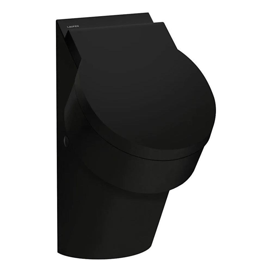 LAUFEN H8402810200001 - Ουρητήριο με οπές για καπάκι VAL, πίσω παροχή, πίσω αποχέτευση, κεραμικό/γυαλιστερό μαύρο
