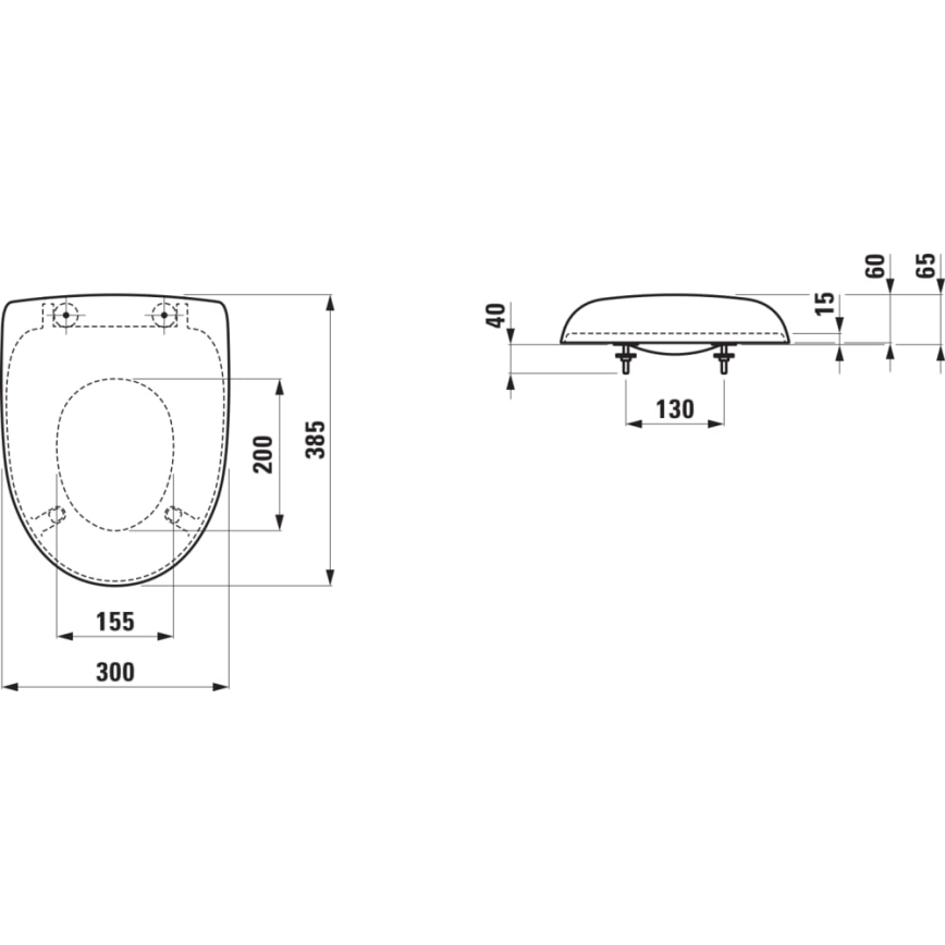 LAUFEN H8910303000001 - Παιδικό κάθισμα τουαλέτας FLORAKIDS duroplast/λευκό