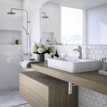 LAUFEN HF500702100000 - Μπαταρία νιπτήρα LAURIN 16,2 εκ. γυαλιστερό χρώμιο