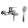 LAUFEN HF500760100600 - Σετ μπανιέρας με μπαταρία LAURIN, γυαλιστερό χρώμιο