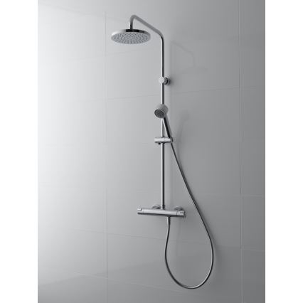 LAUFEN HF500957100600 - Σετ μπάνιου με θερμοστατική μπαταρία CITYPRO γυαλιστερό χρώμιο