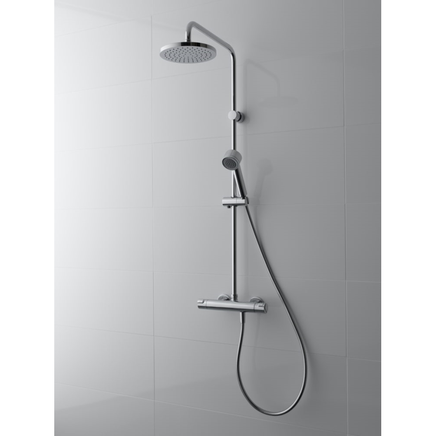LAUFEN HF500957100600 - Σετ μπάνιου με θερμοστατική μπαταρία CITYPRO γυαλιστερό χρώμιο