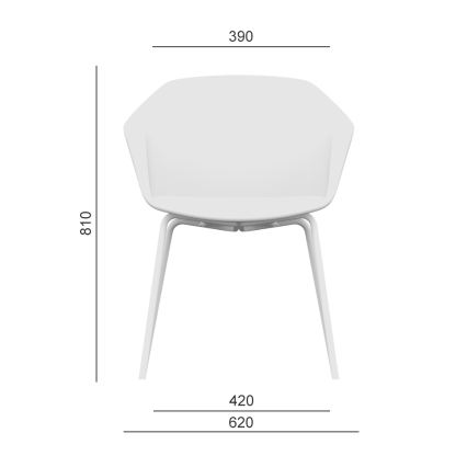 LD Seating - Καρέκλα γραφείου RIVA καφέ