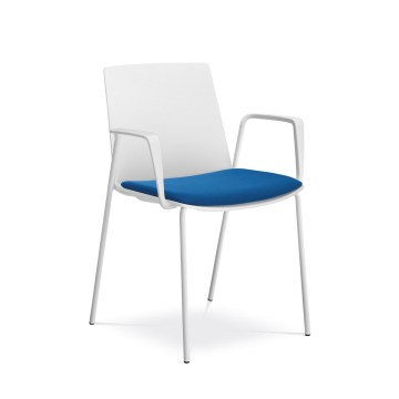 LD Seating - Καρέκλα γραφείου SKY λευκή/μπλε
