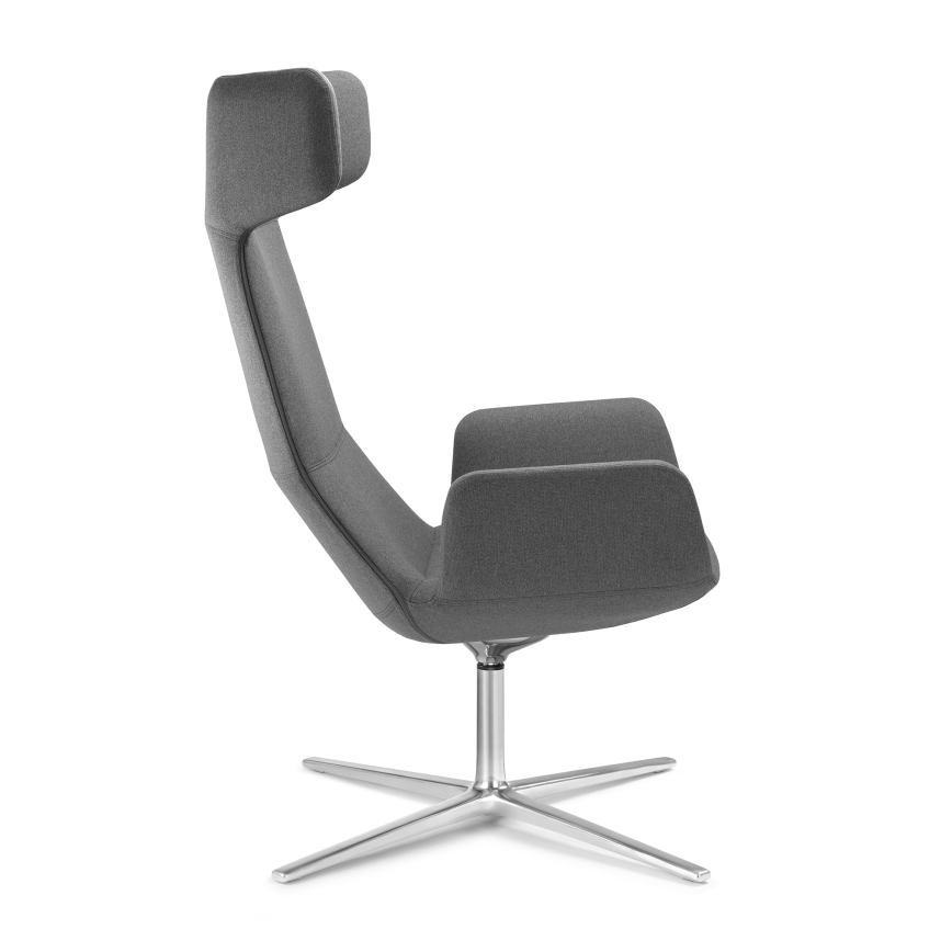 LD Seating - περιστρεφόμενη πολυθρόνα FLEXI γκρι