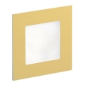 LDST AN-01-SZ-BZ9 - Φως σκάλας LED ANGEL 9xLED/1,2W/230V χρυσαφί 6500K