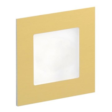 LDST AN-01-SZ-BZ9 - Φως σκάλας LED ANGEL 9xLED/1,2W/230V χρυσαφί 6500K