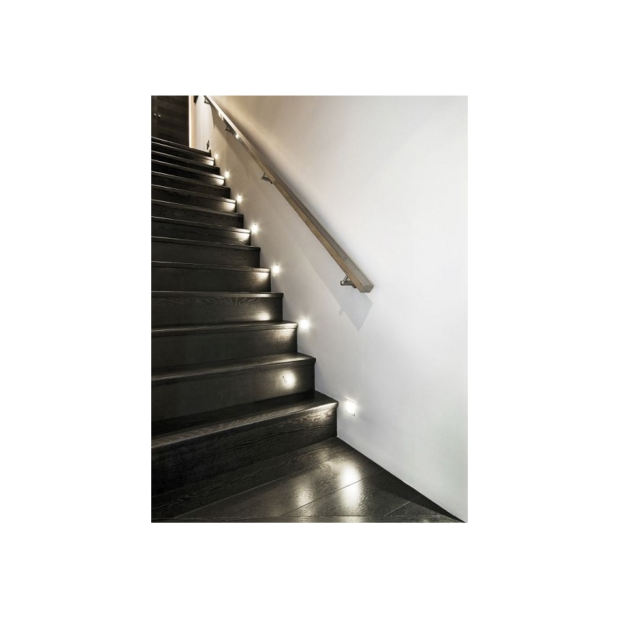 LDST DI-01-B-BZ12 - LED φωτιστικό σκάλας DIANA LED/1,2W/230V λευκό 6500K