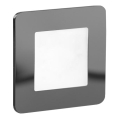 LDST DI-01-CB-BZ9 - LED φωτιστικό σκάλας DIANA 9xLED/1,2W/230V γυαλιστερό μαύρο