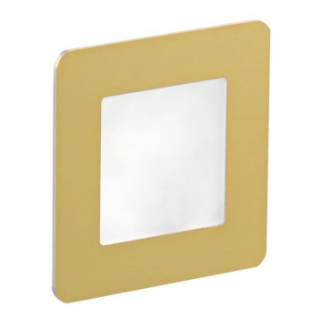 LDST DI-01-SZ-BC9 - LED φωτιστικό σκάλας DIANA 9xLED/1,2W/230V χρυσό 3500K