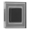 LDST KE-01-SC-BZ8 - Φως σκάλας LED KELLY 8xLED/1,2W/230V ματ μαύρο 6500K