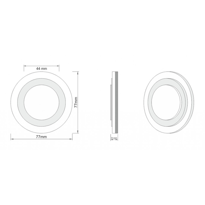 LDST LI-01-SS-BC8 - Φωτισμός σκάλας LILI 8xLED/1,2W/230V