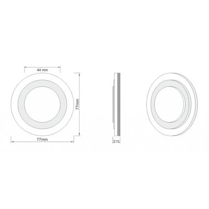 LDST LI-01-SS-BC8 - Φωτισμός σκάλας LILI 8xLED/1,2W/230V