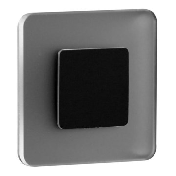 LDST SW-01-SC-BZ8 - Φως σκάλας LED SWIFT 8xLED/1,2W/230V ματ μαύρο 6500K