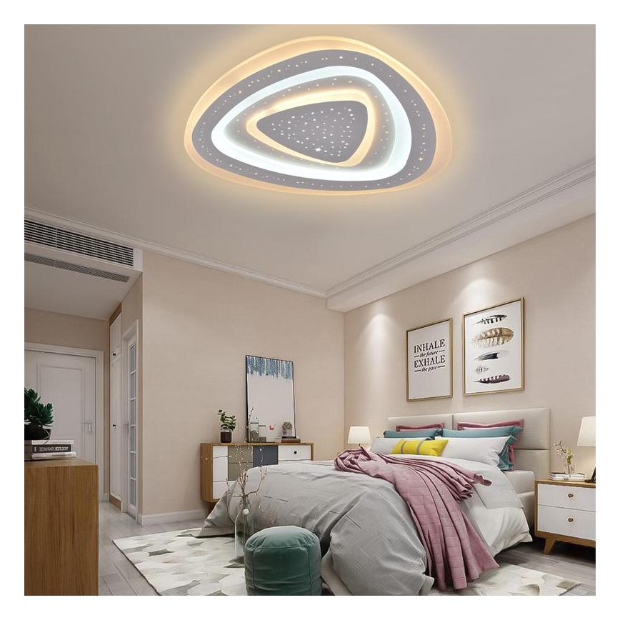 LED Ρυθμιζόμενο φωτιστικό οροφής LED/105W/230V 3000-6500K + τηλεχειριστήριο