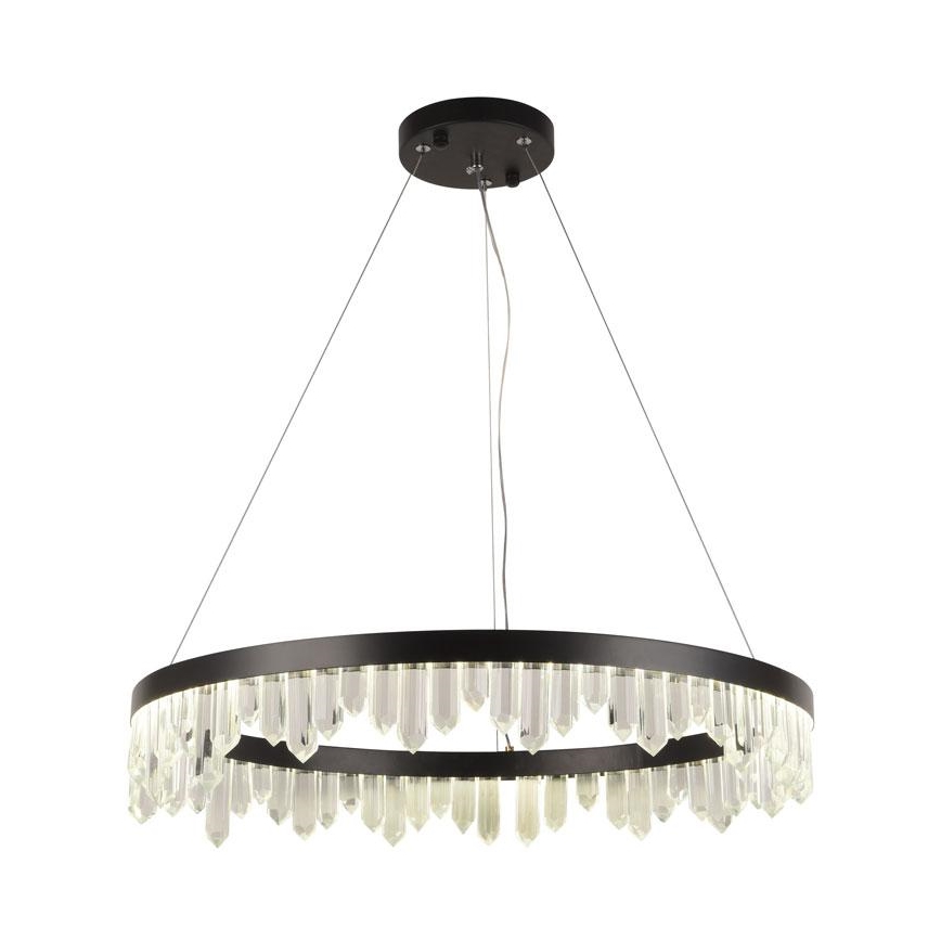 LED Ρυθμιζόμενο Κρυστάλλινο Φωτιστικό Οροφής με Καλώδιο LED/40W/230V 3000-6500K + τηλεχειριστήριο