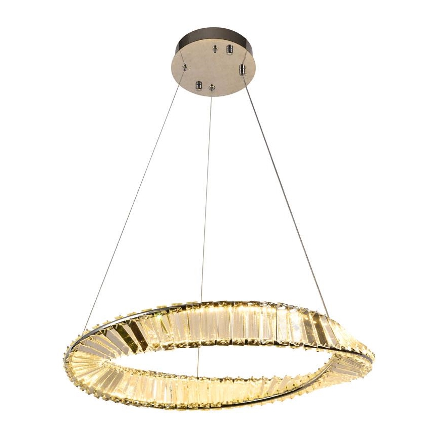 LED Ρυθμιζόμενο Κρυστάλλινο Φωτιστικό Οροφής με Καλώδιο LED/40W/230V 3000-6500K + τηλεχειριστήριο