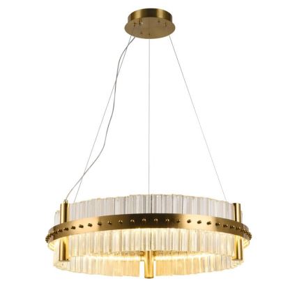 LED Ρυθμιζόμενο Κρυστάλλινο Φωτιστικό Οροφής με Καλώδιο LED/40W/230V 3000-6500K + τηλεχειριστήριο