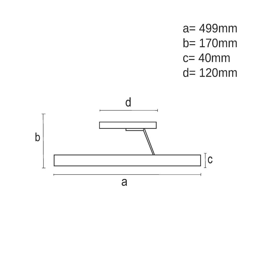 LED Ρυθμιζόμενο φωτιστικό οροφής LED/40W/230V 3000-6500K ματ χρώμιο + τηλεχειριστήριο
