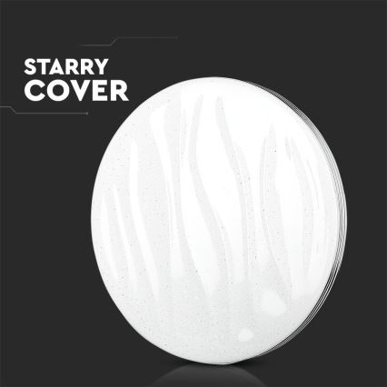 LED Ρυθμιζόμενο Φωτιστικό Οροφής LED/40W/230V 3000K/4000K/6500K Ø 39,5 εκ. + τηλεχειριστήριο