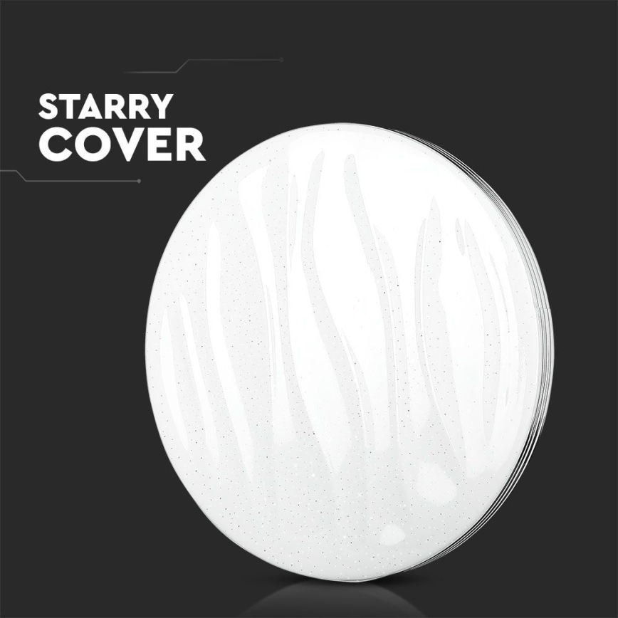 LED Ρυθμιζόμενο Φωτιστικό Οροφής LED/40W/230V 3000K/4000K/6500K Ø 39,5 εκ. + τηλεχειριστήριο