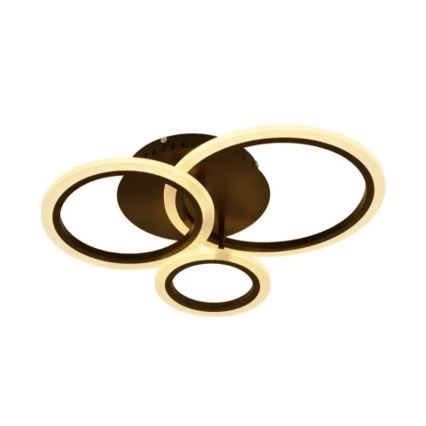 LED Ρυθμιζόμενο φωτιστικό οροφής LED/40W/230V 3000-6500K μαύρο + τηλεχειριστήριο