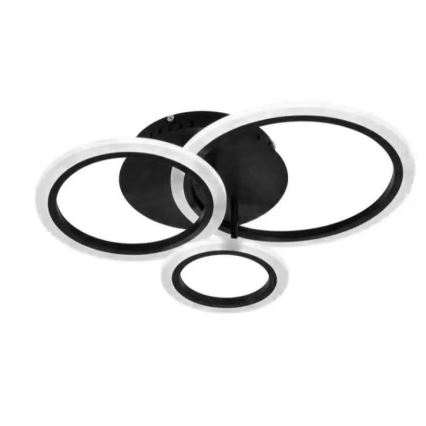 LED Ρυθμιζόμενο φωτιστικό οροφής LED/40W/230V 3000-6500K μαύρο + τηλεχειριστήριο