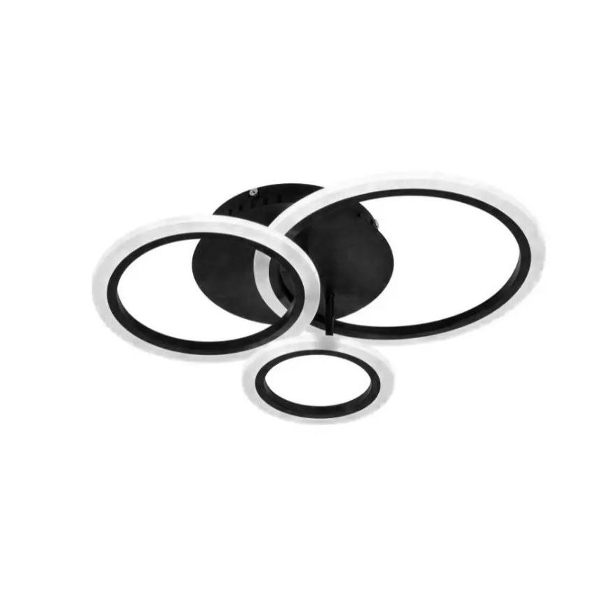 LED Ρυθμιζόμενο φωτιστικό οροφής LED/40W/230V 3000-6500K μαύρο + τηλεχειριστήριο