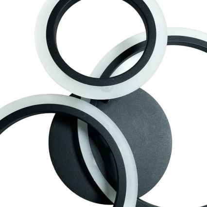 LED Ρυθμιζόμενο φωτιστικό οροφής LED/40W/230V 3000-6500K μαύρο + τηλεχειριστήριο