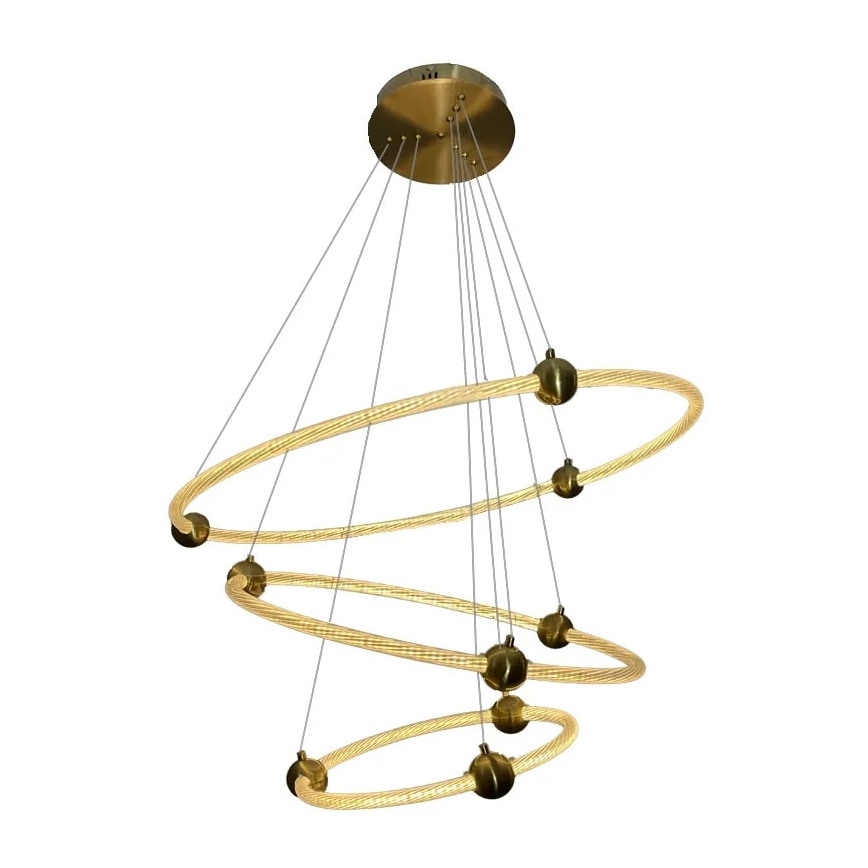 Ρυθμιζόμενο LED φωτιστικό οροφής με καλώδιο LED/45W/230V 3000-6500K διάμ. 80 εκ. + τηλεχειριστήριο