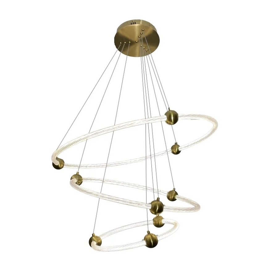 Ρυθμιζόμενο LED φωτιστικό οροφής με καλώδιο LED/45W/230V 3000-6500K διάμ. 80 εκ. + τηλεχειριστήριο