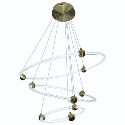 Ρυθμιζόμενο LED φωτιστικό οροφής με καλώδιο LED/45W/230V 3000-6500K διάμ. 80 εκ. + τηλεχειριστήριο