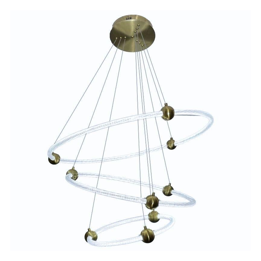 Ρυθμιζόμενο LED φωτιστικό οροφής με καλώδιο LED/45W/230V 3000-6500K διάμ. 80 εκ. + τηλεχειριστήριο