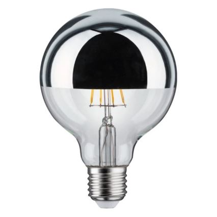 LED Ρυθμιζόμενη Λάμπα με Καθρεπτισμένο Κύλινδρο GLOBE E27/6,5W/230V - Paulmann 28673