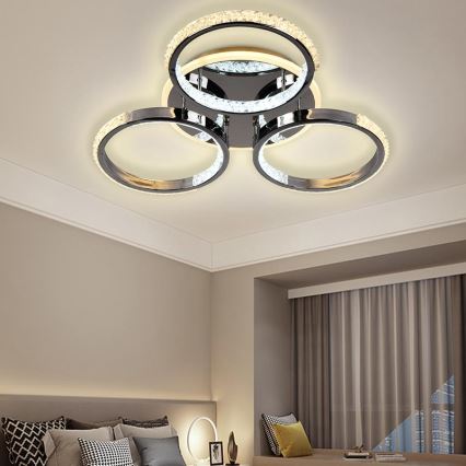 LED Ρυθμιζόμενο φωτιστικό οροφής LED/60W/230V 3000-6500K + τηλεχειριστήριο