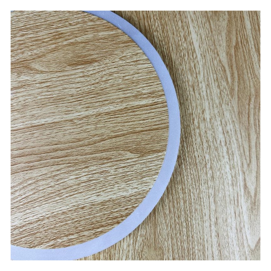 LED Ρυθμιζόμενο φωτιστικό οροφής LED/65W/230V 3000-6500K καφέ + τηλεχειριστήριο