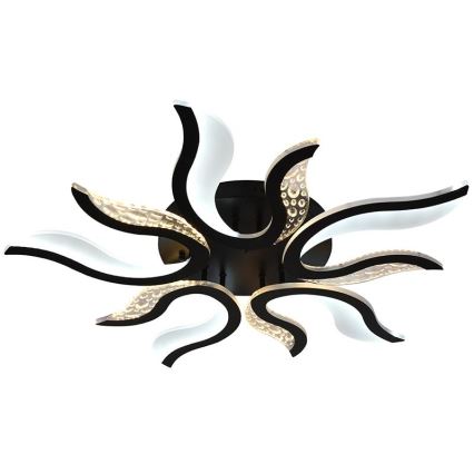 LED Ρυθμιζόμενο φωτιστικό οροφής LED/65W/230V 3000-6500K μαύρο με τηλεχειριστήριο