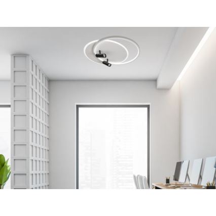 LED Ρυθμιζόμενο φωτιστικό οροφής LED/65W/230V 3000-6500K λευκό + τηλεχειριστήριο