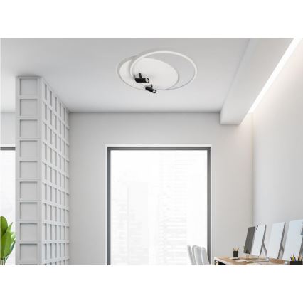 LED Ρυθμιζόμενο φωτιστικό οροφής LED/65W/230V 3000-6500K λευκό + τηλεχειριστήριο