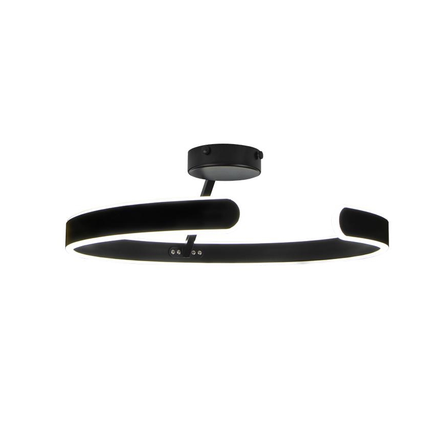 LED Ρυθμιζόμενο φωτιστικό οροφής LED/72W/230V 3000-6500K μαύρο + τηλεχειριστήριο