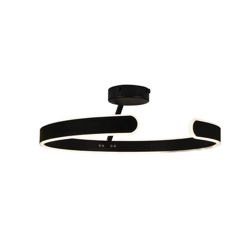 LED Ρυθμιζόμενο φωτιστικό οροφής LED/72W/230V 3000-6500K μαύρο + τηλεχειριστήριο