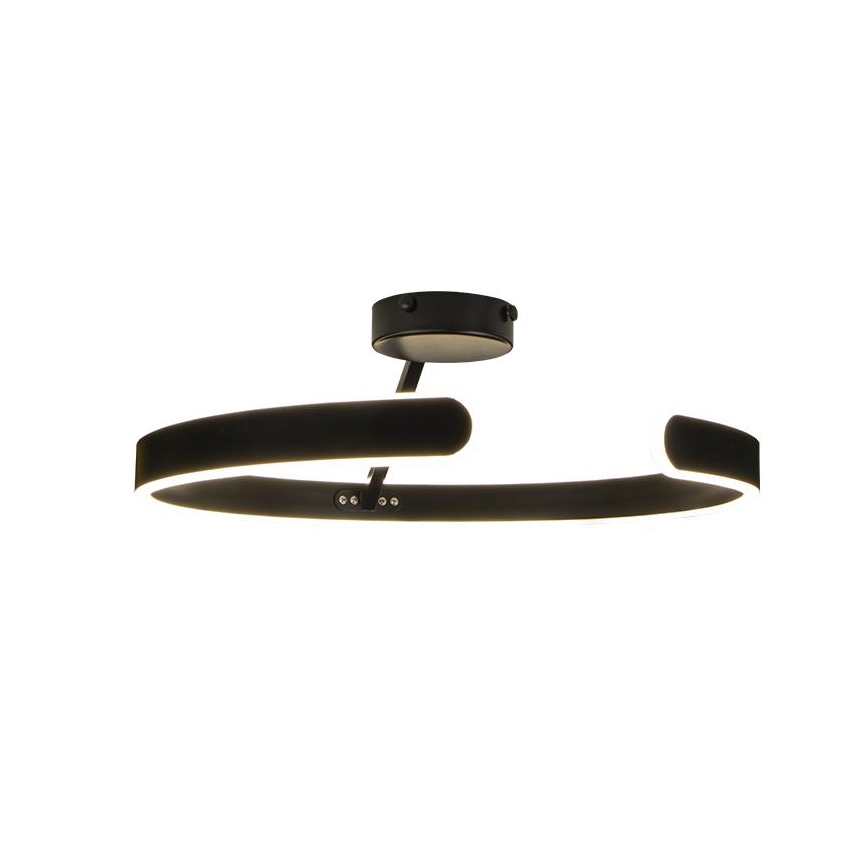 LED Ρυθμιζόμενο φωτιστικό οροφής LED/72W/230V 3000-6500K μαύρο + τηλεχειριστήριο