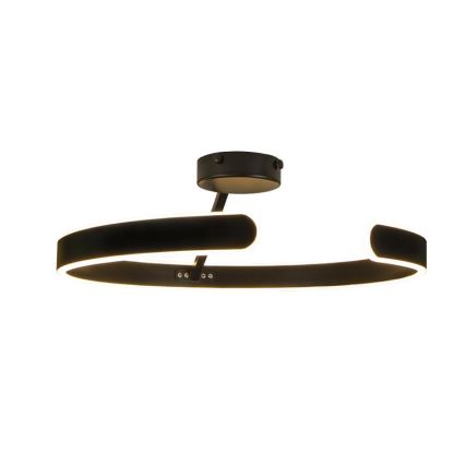 LED Ρυθμιζόμενο φωτιστικό οροφής LED/72W/230V 3000-6500K μαύρο + τηλεχειριστήριο