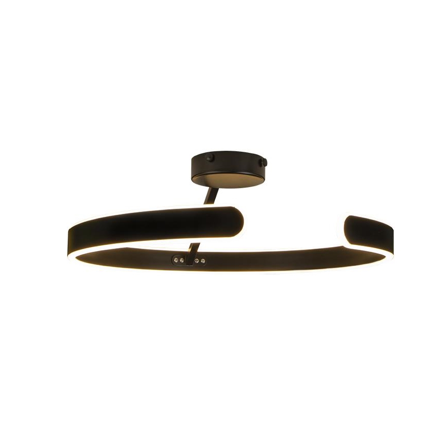 LED Ρυθμιζόμενο φωτιστικό οροφής LED/72W/230V 3000-6500K μαύρο + τηλεχειριστήριο