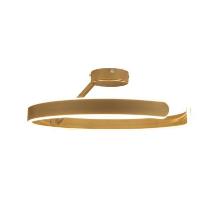 LED Ρυθμιζόμενο φωτιστικό οροφής LED/72W/230V 3000-6500K χρυσό + τηλεχειριστήριο