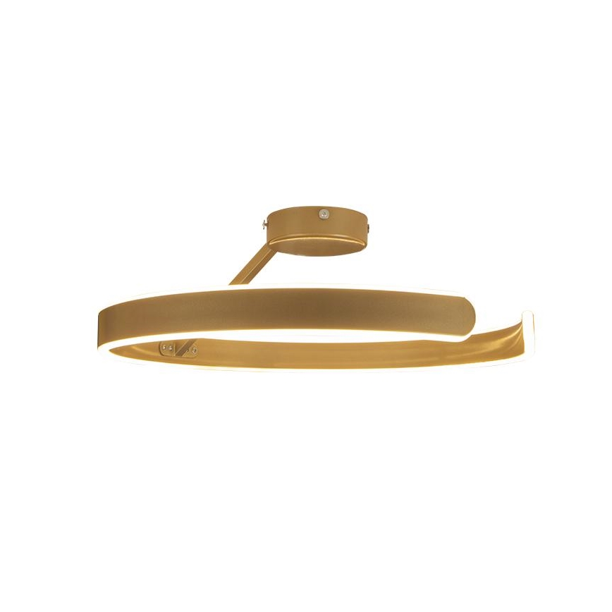 LED Ρυθμιζόμενο φωτιστικό οροφής LED/72W/230V 3000-6500K χρυσό + τηλεχειριστήριο