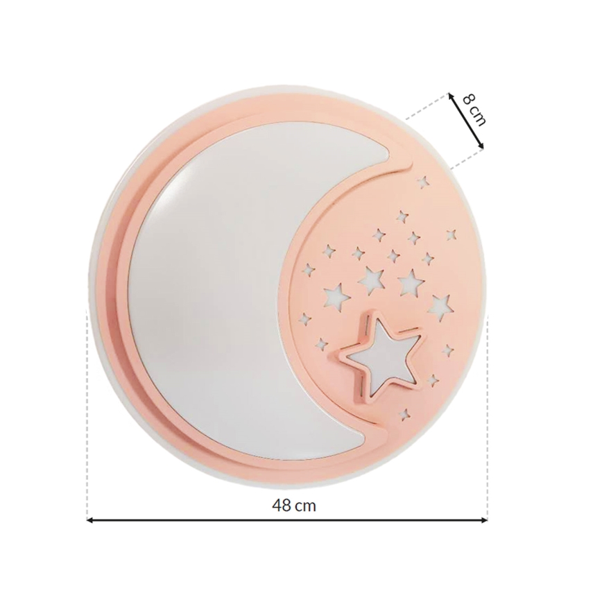 LED Children's dimming ceiling φωστικό NOTTE LED/40W/230V + τηλεχειριστήριο