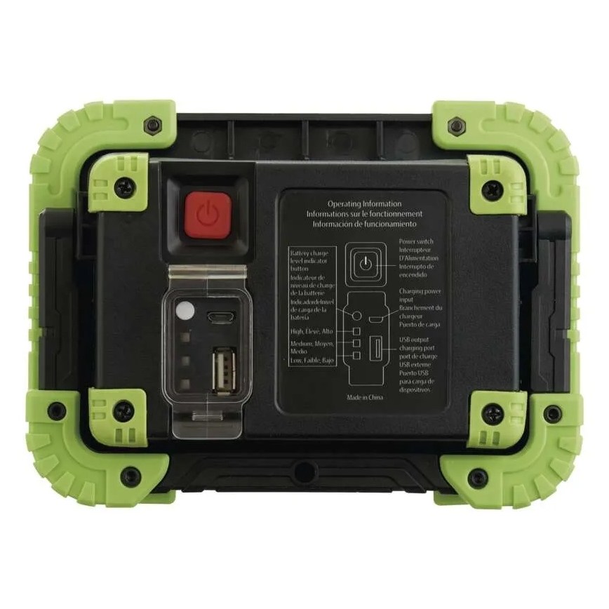 LED COB Επαναφορτιζόμενο προβολέας LED/3,7V 3000 mAh IP44