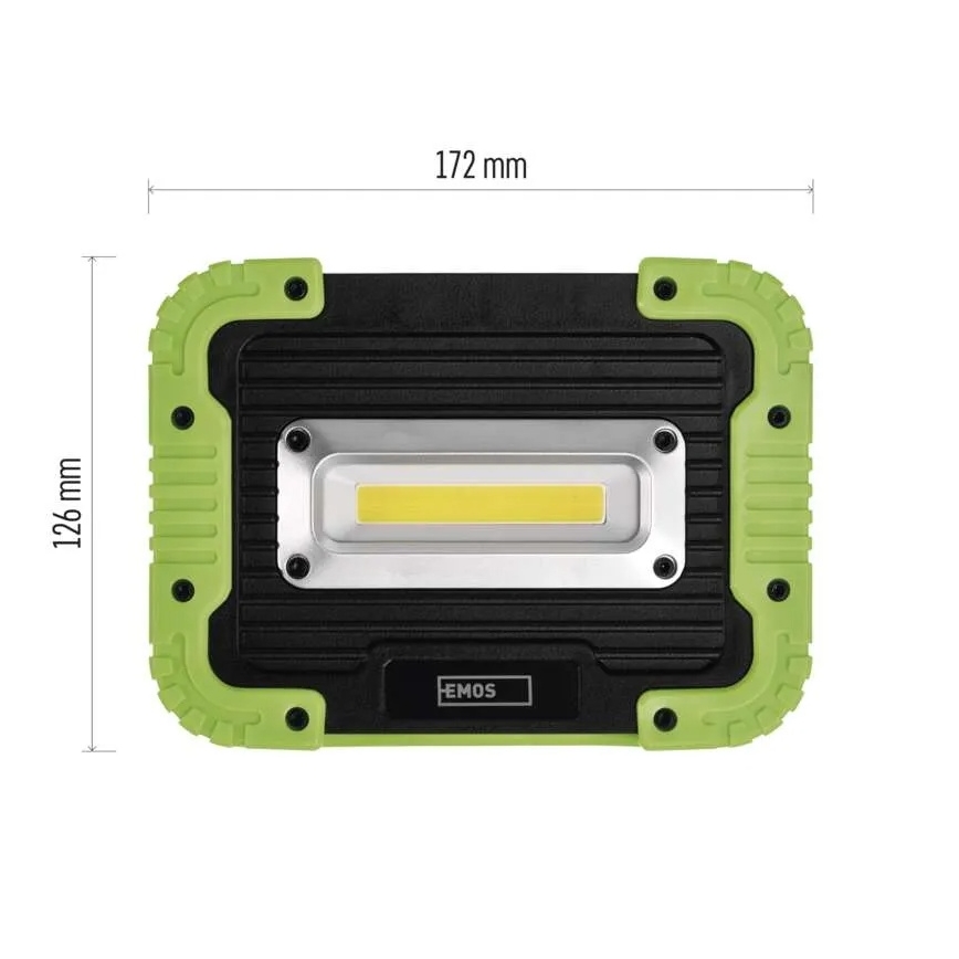 LED COB Επαναφορτιζόμενο προβολέας LED/3,7V 3000 mAh IP44