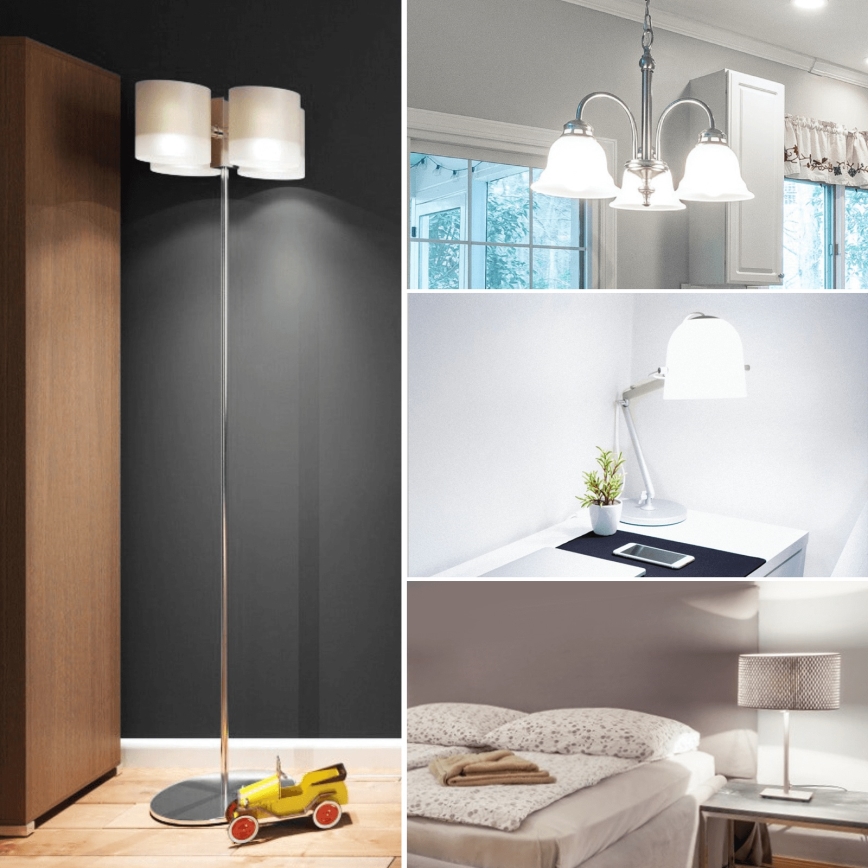 LED λάμπα A60 με αισθητήρα σούρουπου E27/15W/230V 6500K - Aigostar